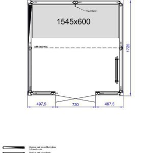 Kích thước phòng xông hơi ướt Tylo Panacea 1717 Black