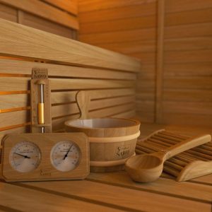 Phụ kiện xông hơi SAWO làm bằng gỗ
