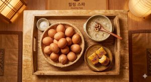 Trứng Maekbanseok và Sikhye